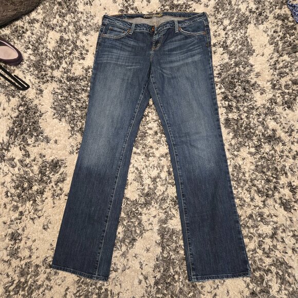 American Eagle Outfitters Pants - American Eagle Women’s Straight 77 Jeans | Size 14 Long | Dark Wash